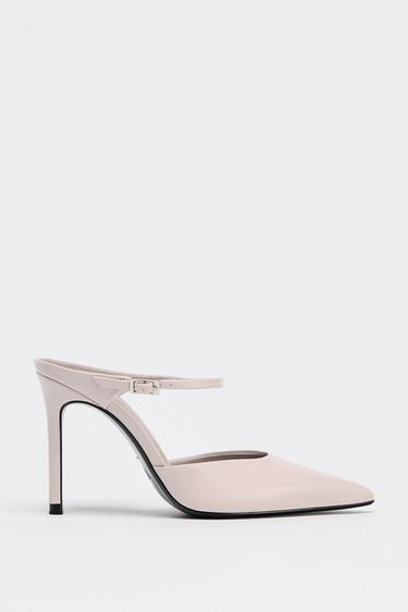 SOFT STRAP MULES - Pink by Zara