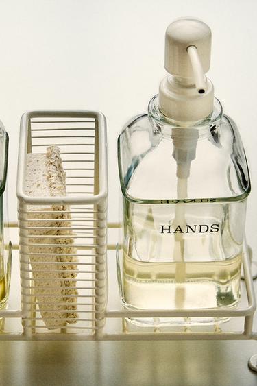 DOUBLE KITCHEN DISPENSER WITH STAND - Cream by Zara