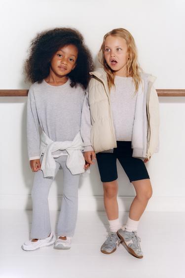 SPORTY FLARE LEGGINGS - Grey marl by Zara