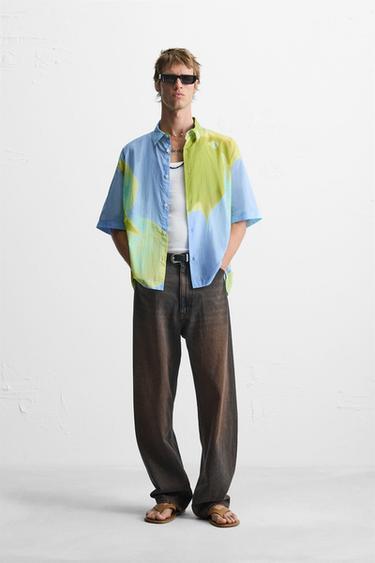 ABSTRACT PRINT SHIRT - Multicoloured by Zara