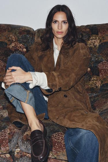 LEATHER LIMITED EDITION LOAFERS - Brown by Zara