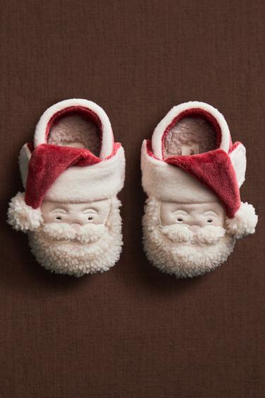 FATHER CHRISTMAS BOOTIES - Red by Zara
