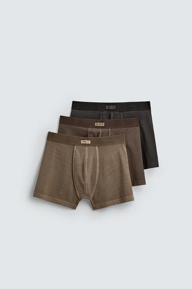 SOFT BOXER SHORTS 3-PACK - various by Zara