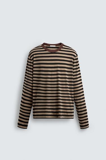 STRIPED LONG SLEEVE T-SHIRT - Stripes by Zara