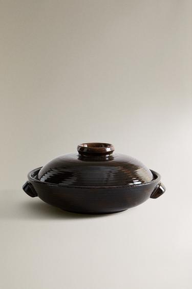 CERAMIC DONABE - Brown by Zara - Image 0