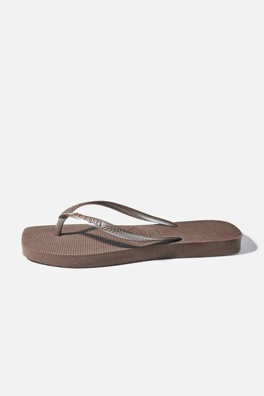 HAVAIANAS ® x ZARA SANDALS - Brown by Zara