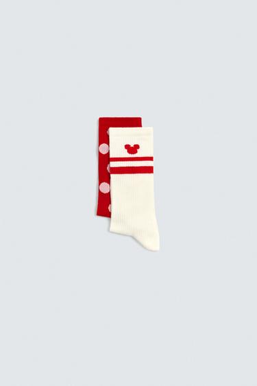 2-PACK OF LONG SOCKS HARRY LAMBERT FOR ZARA X DISNEY - Red by Zara