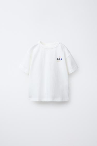 SLOGAN PRINT T-SHIRT - Ecru by Zara - Image 0