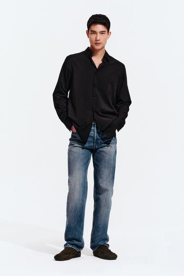 STRAIGHT FIT JEANS - Blue by Zara