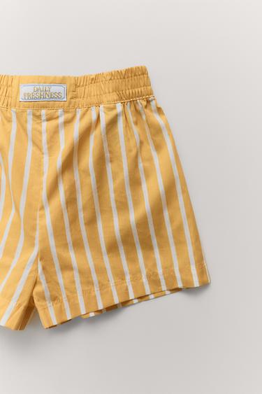 6-14 YEARS/ STRIPED LEMON PYJAMAS - Orange by Zara
