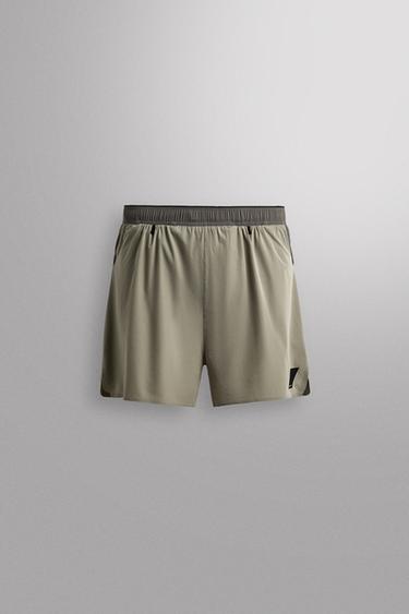 COMBINED TRAIL RUNNING SHORTS - Grey by Zara
