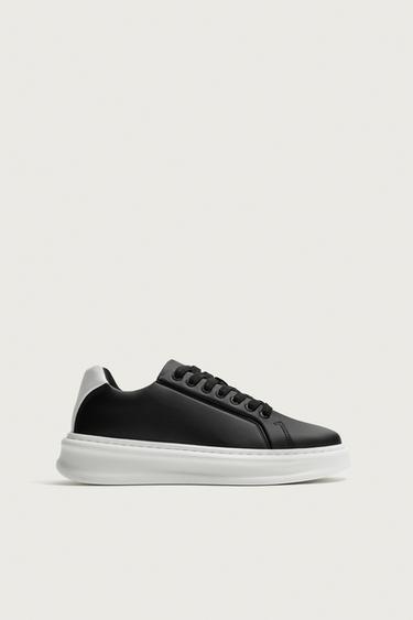 TRAINERS WITH HEEL DETAIL - Black by Zara