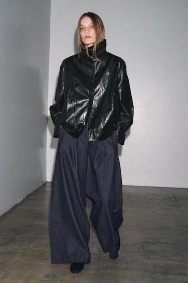 ZW COLLECTION BOMBER JACKET - Black by Zara - Image 0