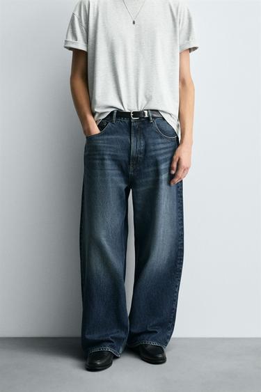 BAGGY FIT JEANS - Blue by Zara