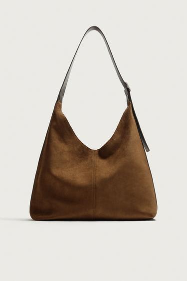 PLAIN TOTE BAG - Tobacco Brown by Zara