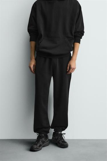 BASIC JOGGERS - Black by Zara