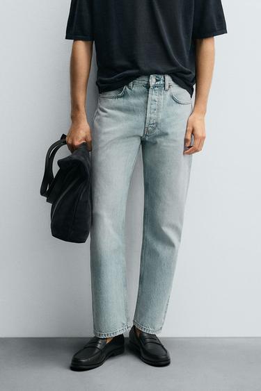 REGULAR FIT JEANS - Light blue by Zara