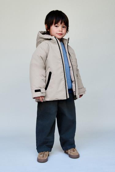 LIGHTWEIGHT WATER-REPELLENT PARKA - Stone by Zara