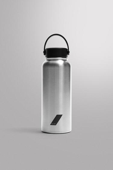 1L STAINLESS STEEL BOTTLE - Silver by Zara