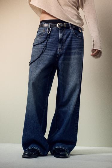BAGGY FIT JEANS - Blue by Zara