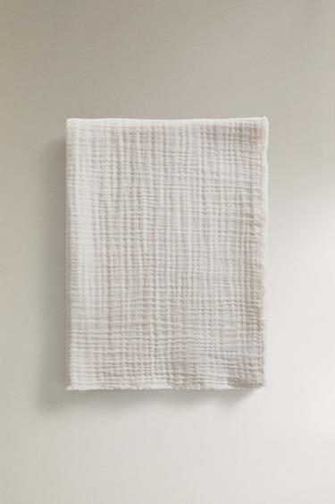 CHILDREN'S MUSLIN BLANKET - Grey by Zara