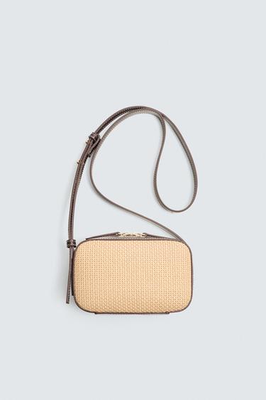 BRAIDED CROSSBODY BAG - Brown by Zara