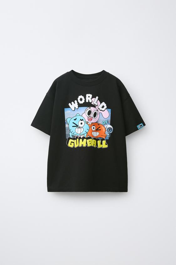 GUMBALL CARTOON NETWORK™ PRINT T-SHIRT - Black by Zara - Image 0