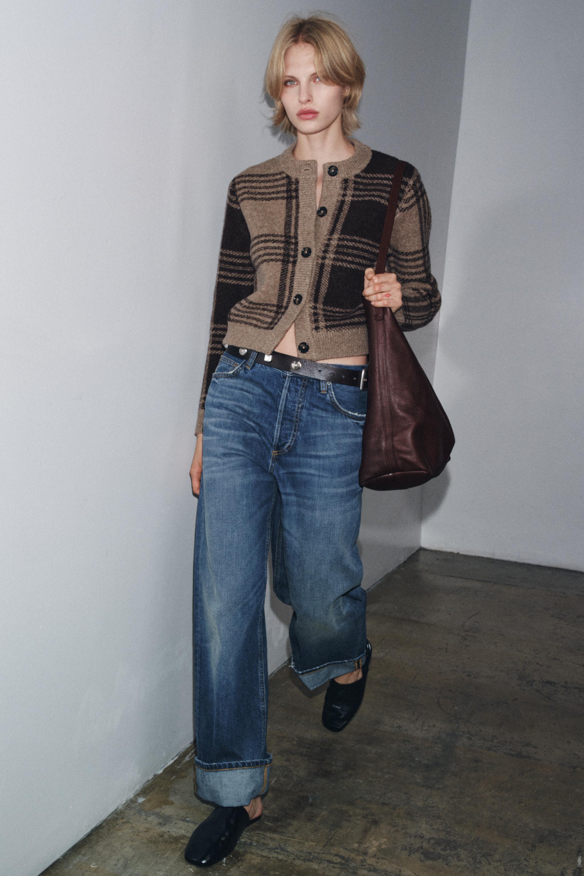 羽織 WEB限定】バイカラーフェザーニットカーディガン