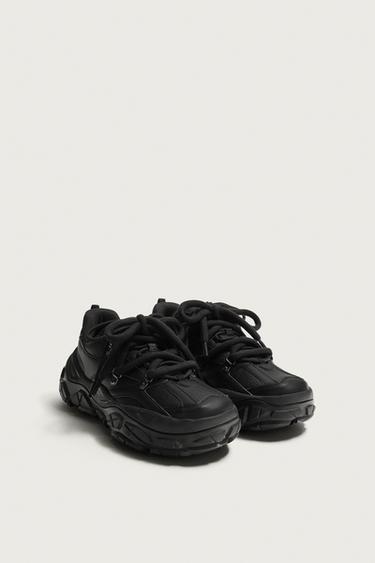 CHUNKY SOLE TRAINERS - Black by Zara