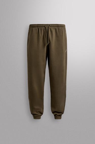 TRAINING JOGGING TROUSERS - Green by Zara