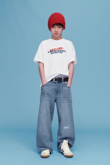 SLOGAN PRINT T-SHIRT - White by Zara