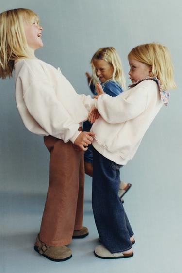 WAVY TRIM CULOTTES - camel by Zara