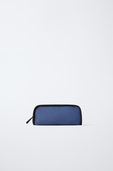 BASIC PENCIL CASE - Blue by Zara