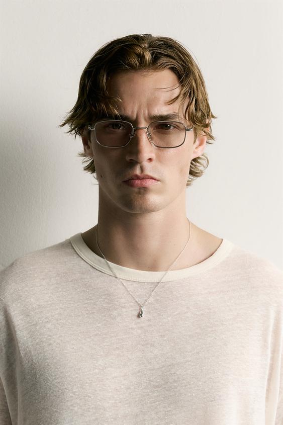 SQUARE METAL SUNGLASSES - Matte silver by Zara - Image 0