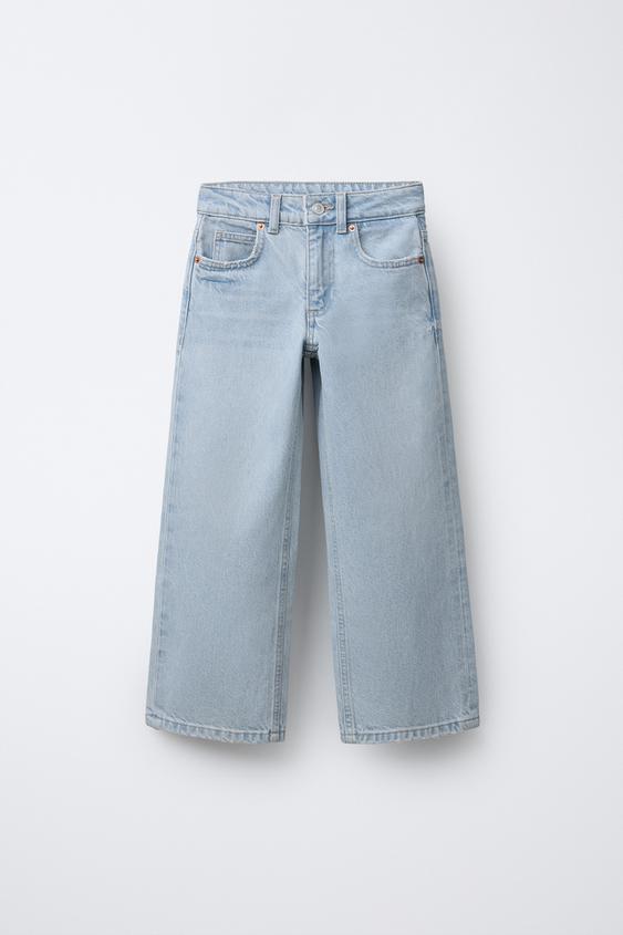 WIDE-LEG JEANS - Light blue by Zara - Image 0
