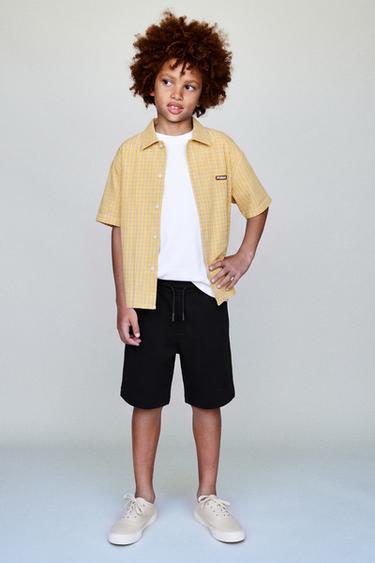 COMFORT PLUSH BERMUDA SHORTS - Black by Zara