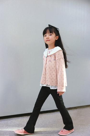 FLORAL CARDIGAN - Peach by Zara