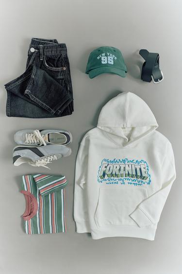 FORTNITE © EPIC GAMES HOODIE - Ecru by Zara