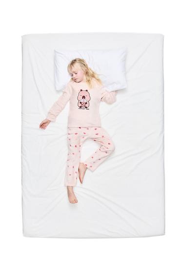 AGES 6-14 / CAPYBARA CAPYFUN © FLEECE PYJAMAS - Pink by Zara