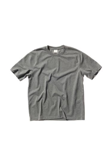 HEAVY WEIGHT SHORT SLEEVE T-SHIRT - Grey marl by Zara