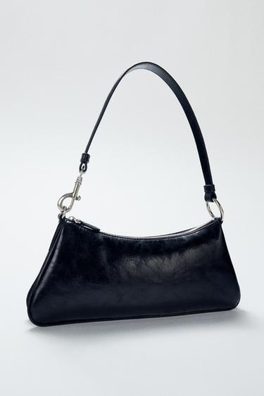 ELONGATED SHOULDER BAG - Black by Zara