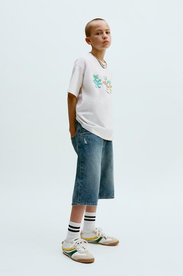PRINTED T-SHIRT - White by Zara