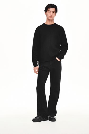 FLARE FIT JEANS - Black by Zara