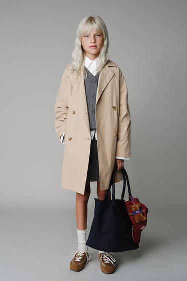 LONG TRENCH COAT - camel by Zara