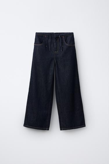 WIDE-LEG JEANS - Ink blue by Zara