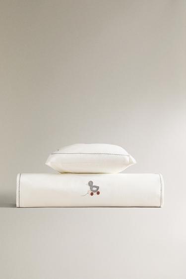 CHILDREN’S DUCKLING DUVET COVER - Oyster-white by Zara - Image 0