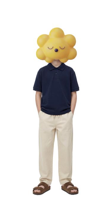 BASIC PIQUÉ POLO SHIRT - Navy blue by Zara