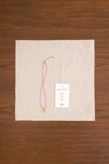 ZARA TIMELESS - 24K FLOWER NECKLACE ORFAYO © - Pink by Zara