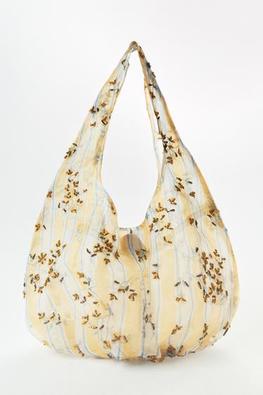 APPLIQUÉ PRINT BAG - Yellow by Zara