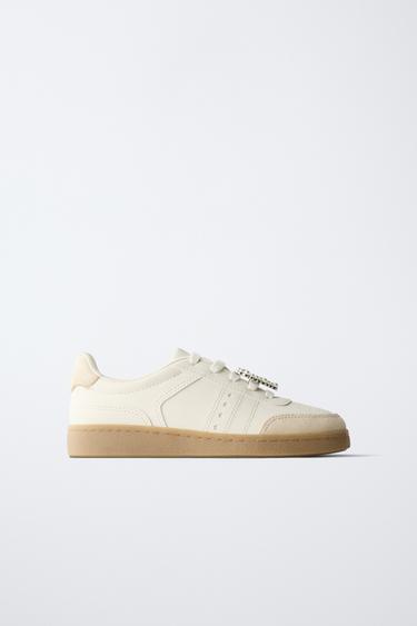 HEART CHARM SNEAKERS - White by Zara
